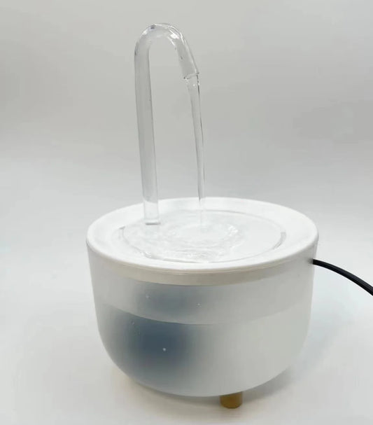 PawSprings  Fountain -White Long Tube